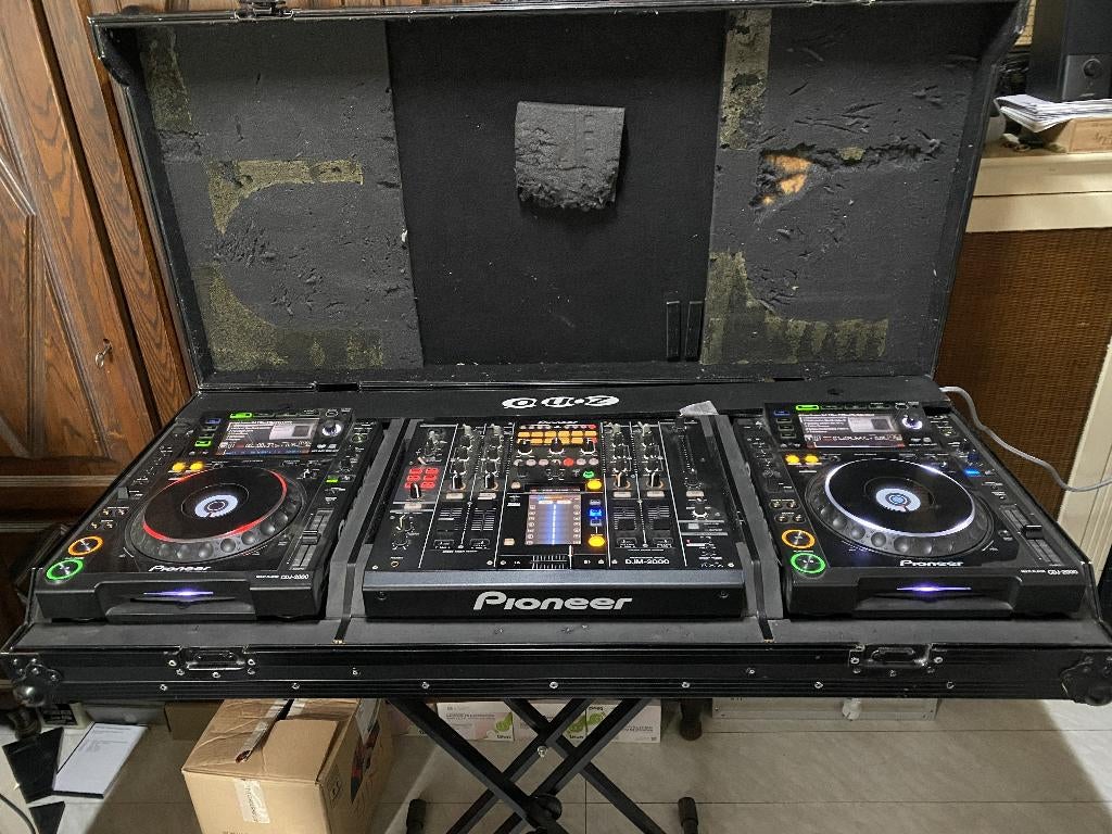 Professionele pioneer cdj en mdj2000 set, Muziek en Instrumenten, Dj-sets en Draaitafels, Ophalen, Gebruikt, Dj-set, Pioneer