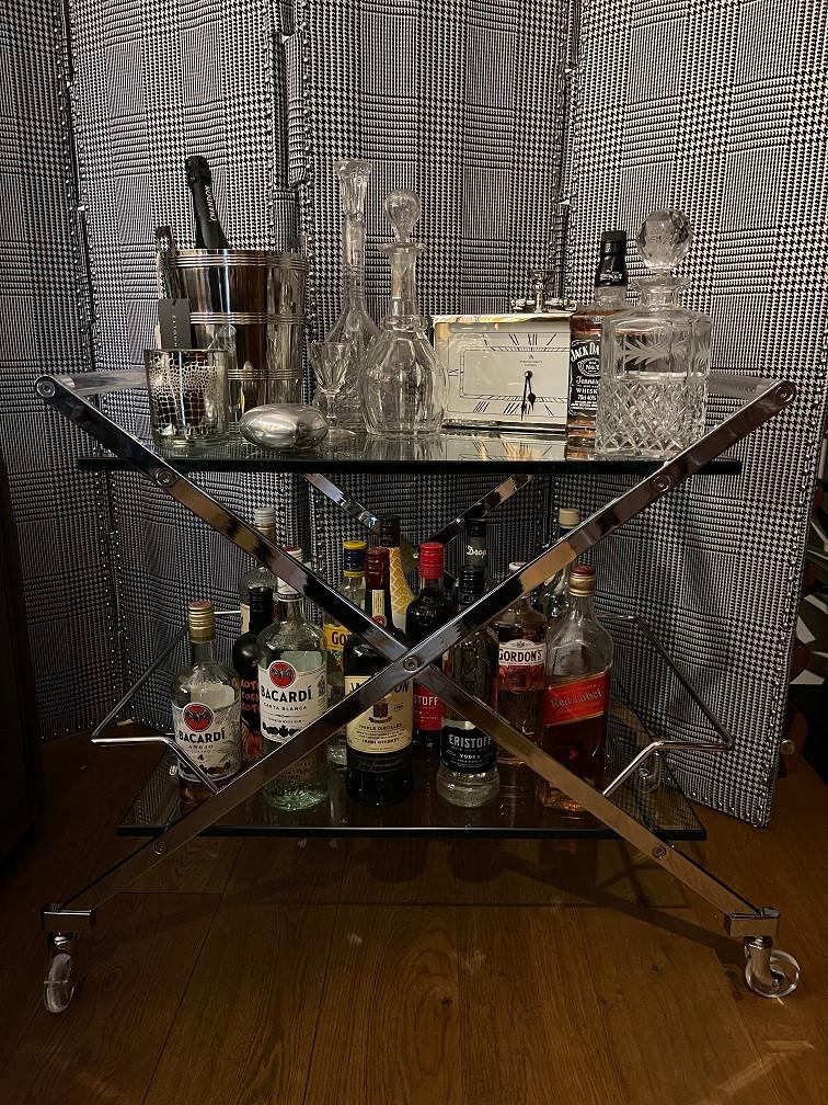 Eichholtz TROLLEY Loft drankenkar - barmeubel bartafel -50%, Ophalen, Eichholtz, Delfweg 52 Noordwijkerhout, Zo goed als nieuw