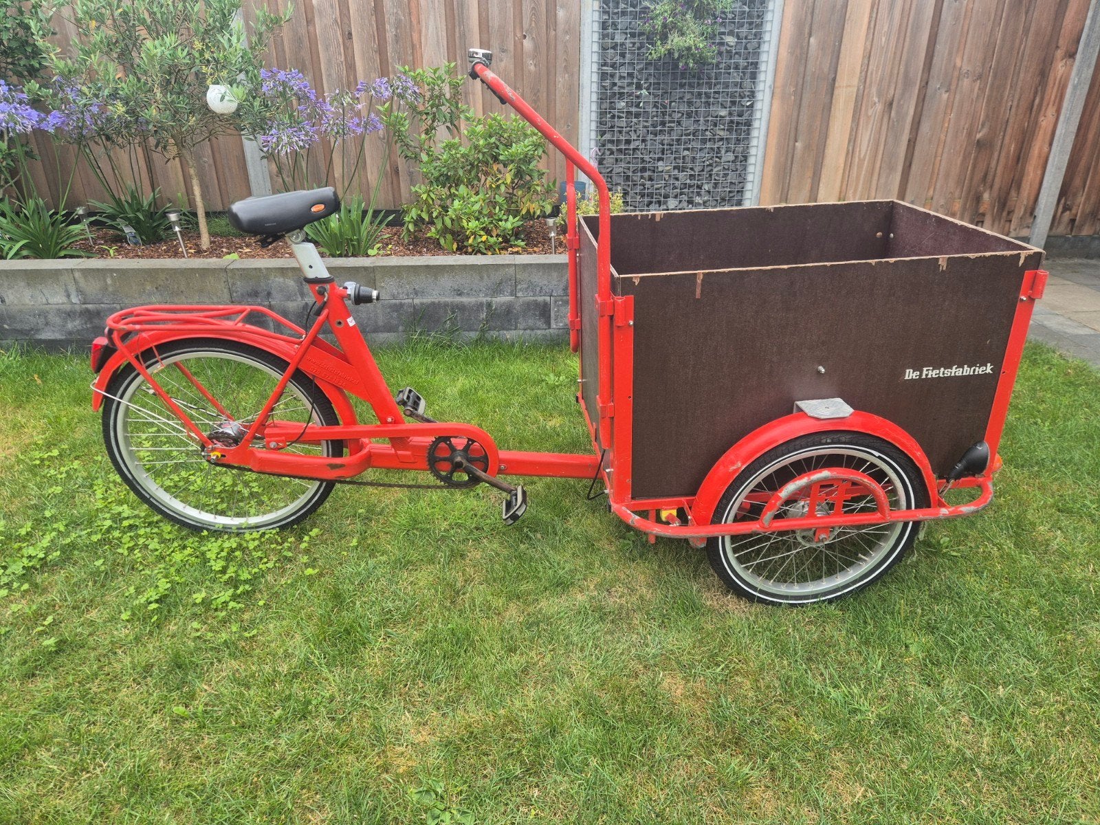 Degelijke Nederlandse Bakfiets - Fietsfabriek, Fietsen en Brommers, Ophalen, Gebruikt, Goederen