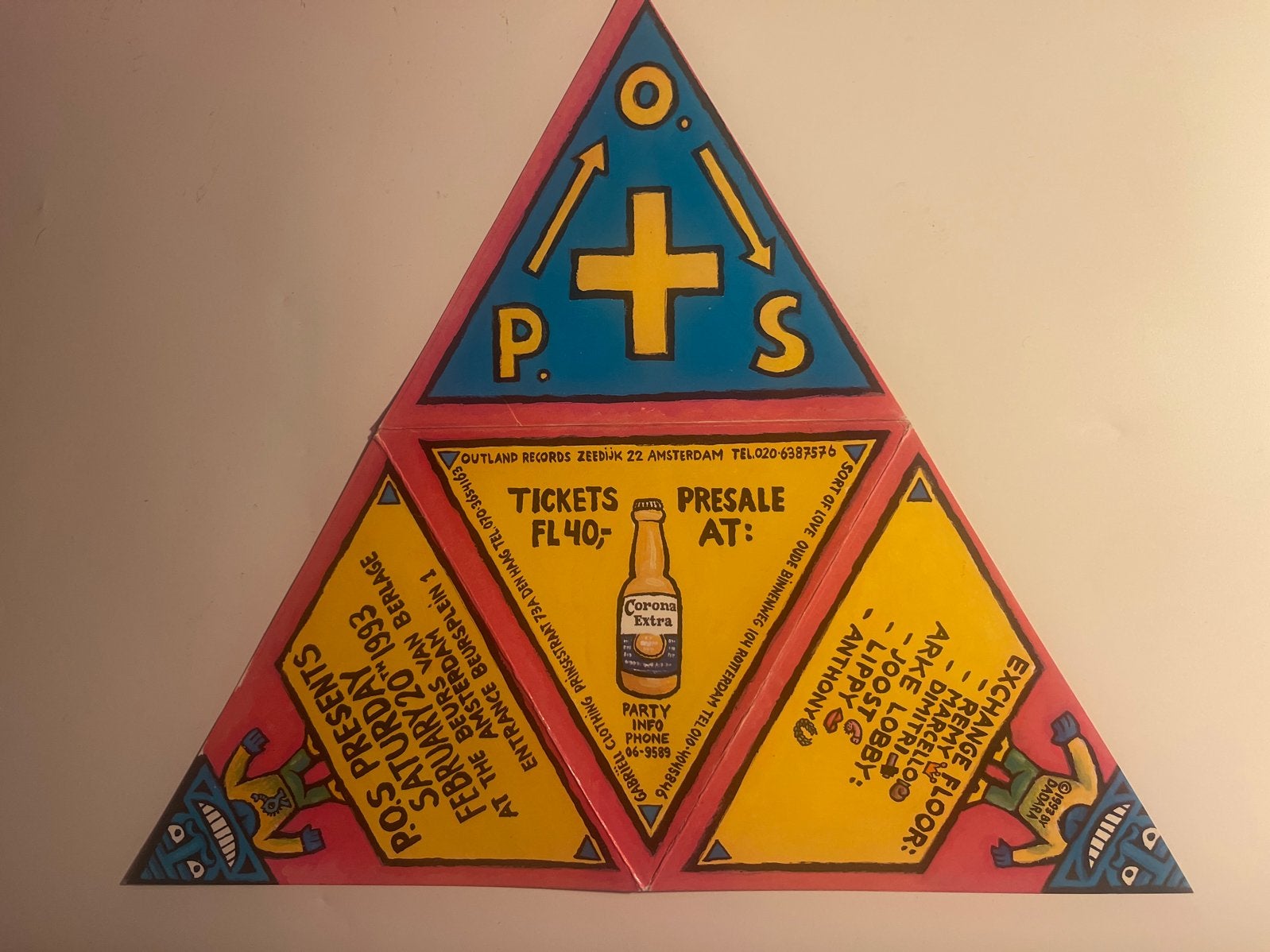 Dadara Flyer Beurs van Berlage P.O.S mint conditie 1993, Verzenden, Zo goed als nieuw