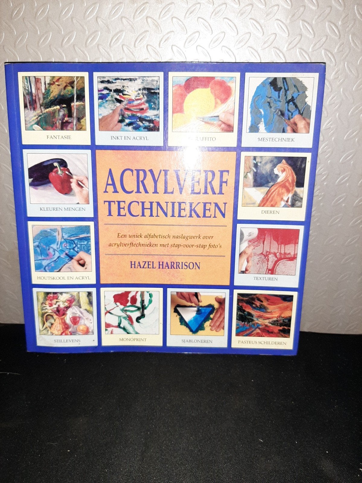 Acrylverf Technieken - Hazel Harrison, Boeken, Ophalen of Verzenden, Gelezen, Overige onderwerpen, Hazel Harrison