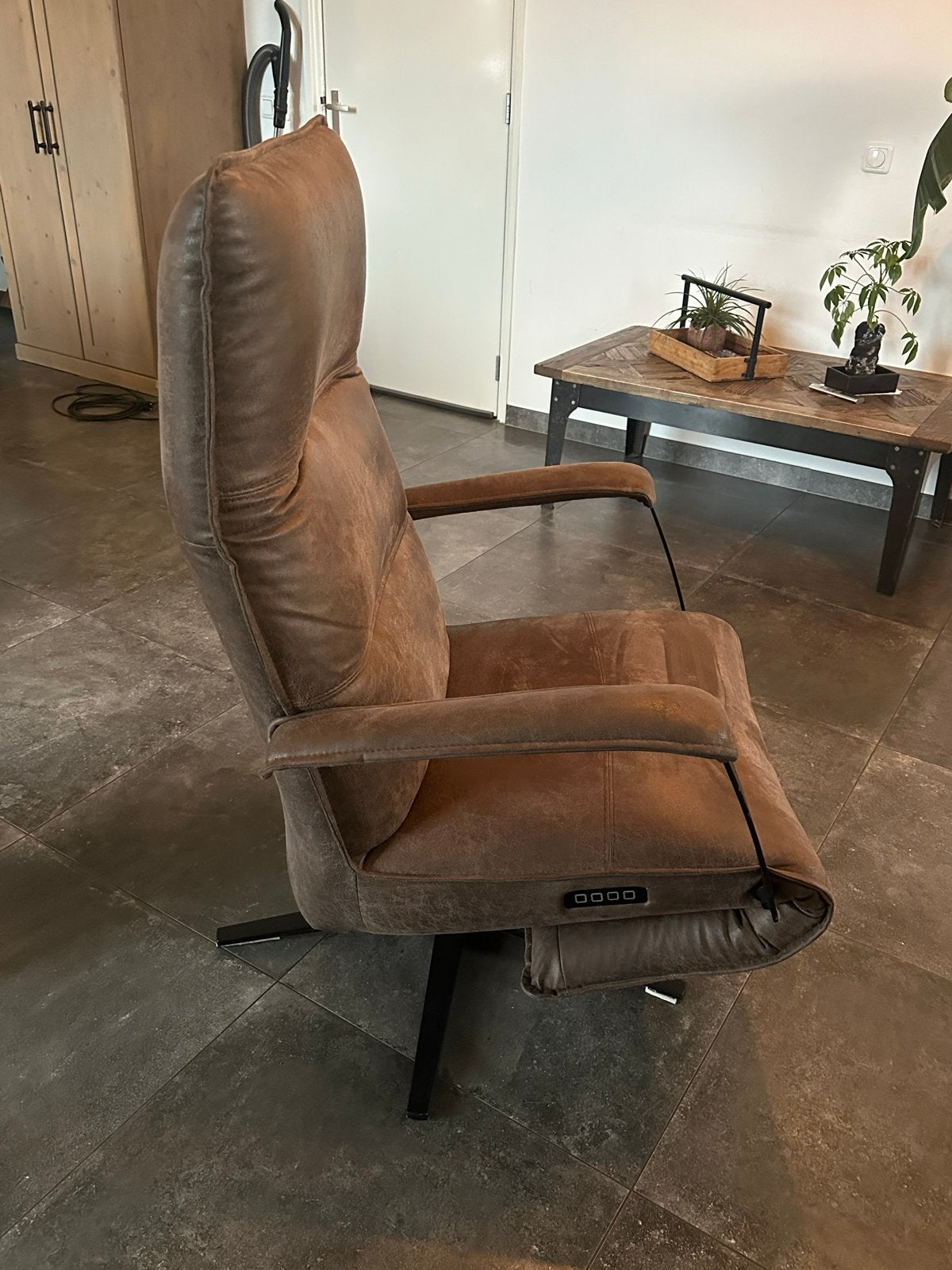Stressless Stoel Bruin Leer - Comfortabele Relaxfauteuil, Gebruikt, Bruin, Leer, Ophalen of Verzenden
