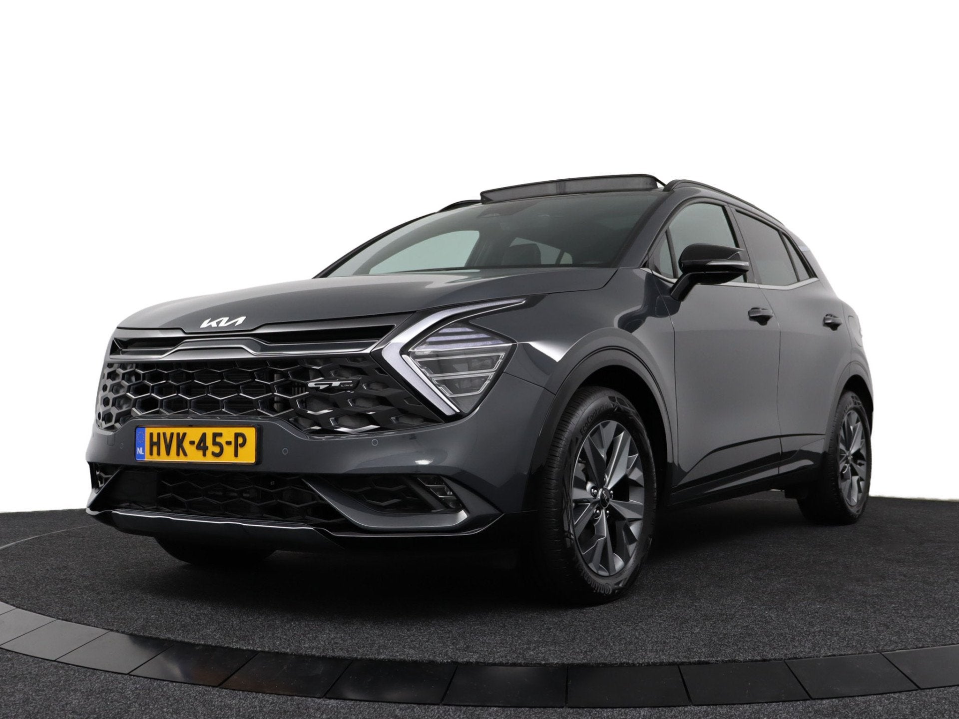 Kia Sportage 1.6 T-GDi Hybrid GT-Line - Schuif-/kanteldak -, Auto's, Adaptive Cruise Control, Gebruikt, 4 cilinders, Origineel Nederlands