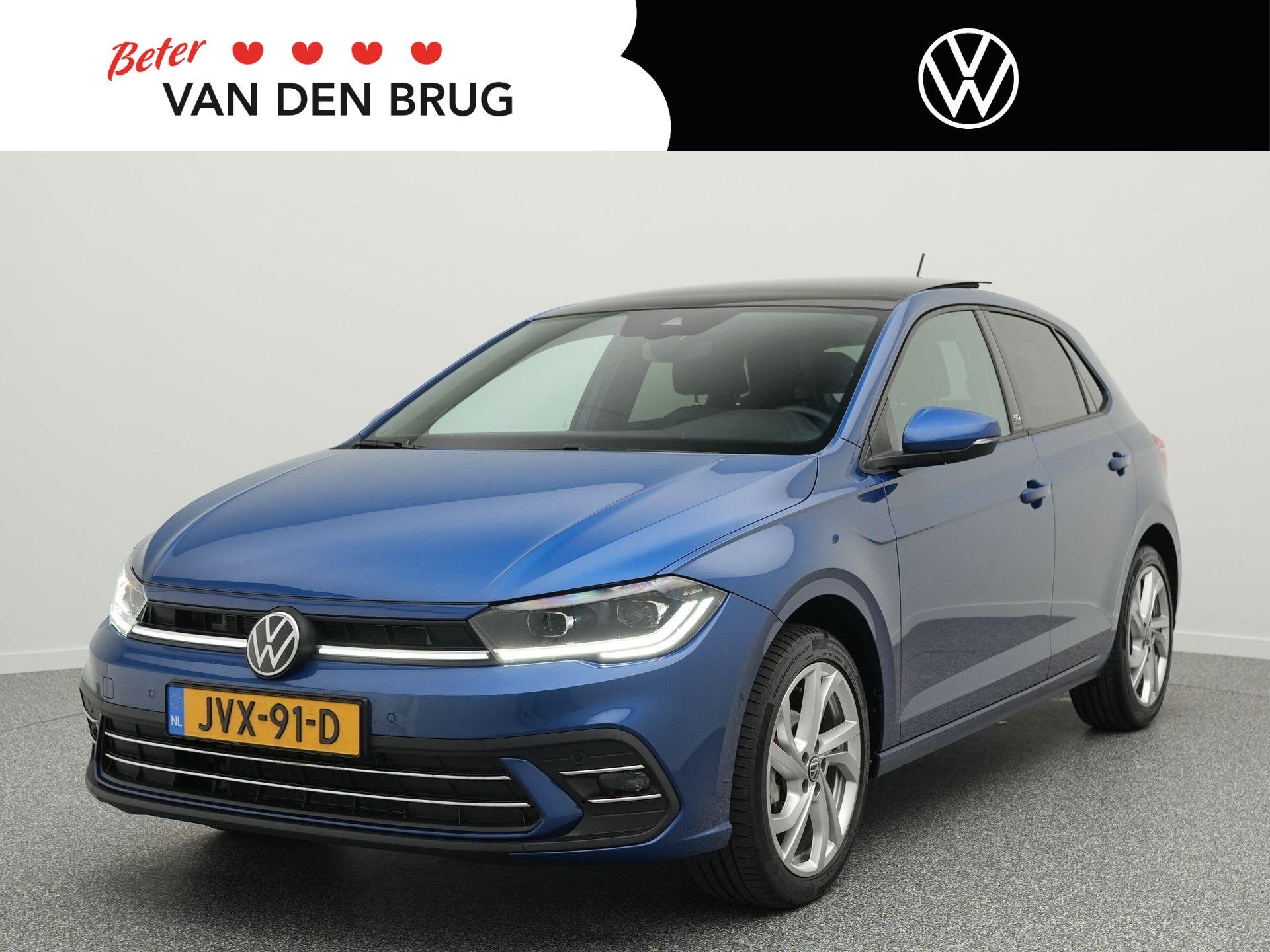 Volkswagen Polo 50 Edition 1.0 TSI 95 PK DSG | Matrix IQ LED, Auto's, Stof, Gebruikt, 95 pk, Blauw