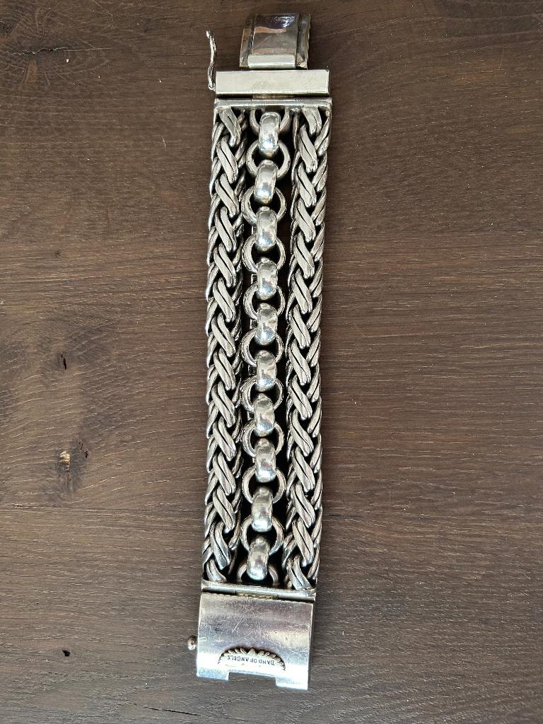 Zilveren Band of Angels armband, Sieraden, Tassen en Uiterlijk, Armbanden, Ophalen of Verzenden, Zo goed als nieuw, Zilver, Zilver