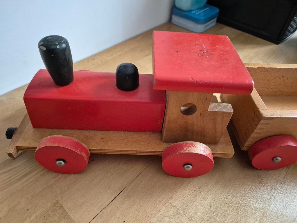 Trein, Kinderen en Baby's, Speelgoed | Houten speelgoed, Ophalen, Duw- of Trekspeelgoed