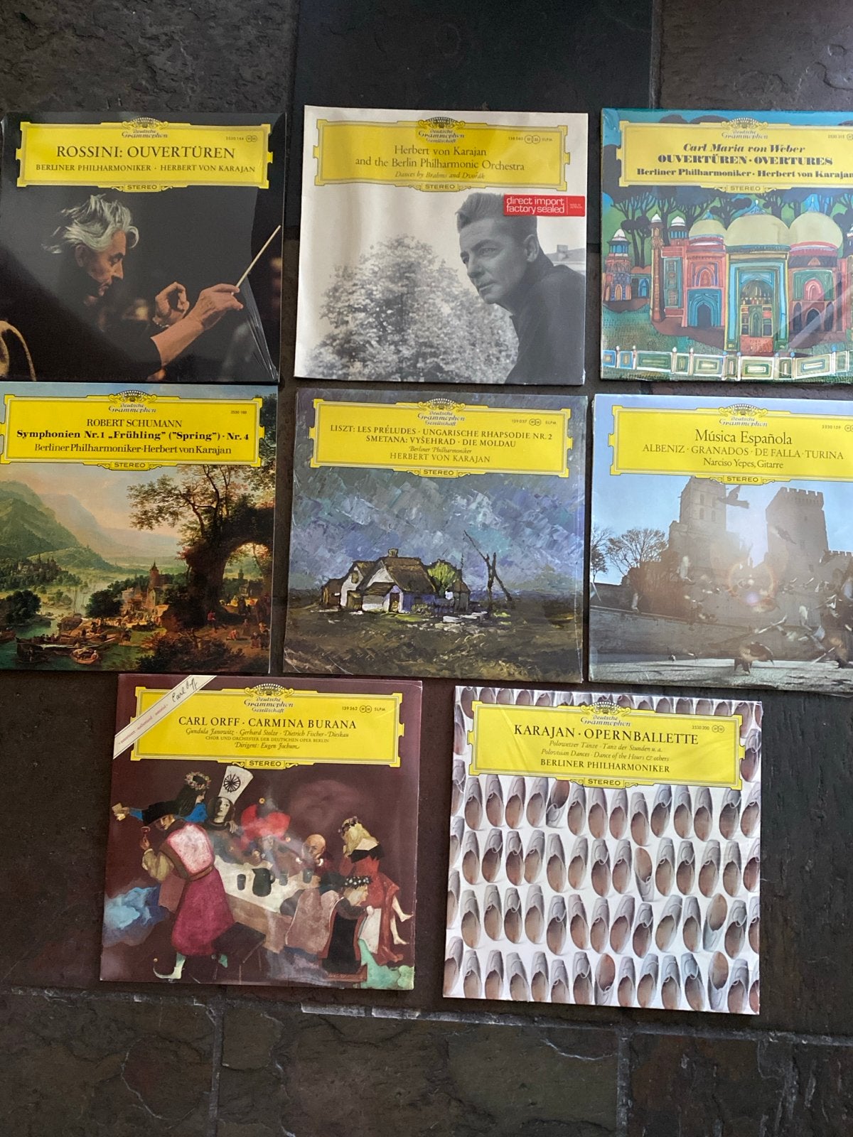 Klassieke LP's - Herbert von Karajan - Deutsche Grammophon, LP, Overige componisten, Geseald, Ophalen of Verzenden