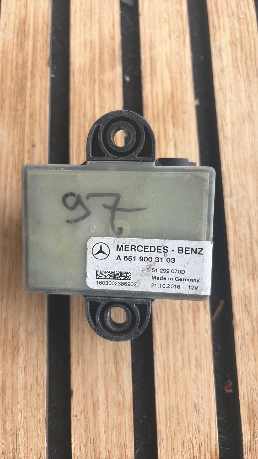 Mercedes-Benz Gloeirelais (A 651 900 31 03) - OM651, Auto diversen, Ophalen