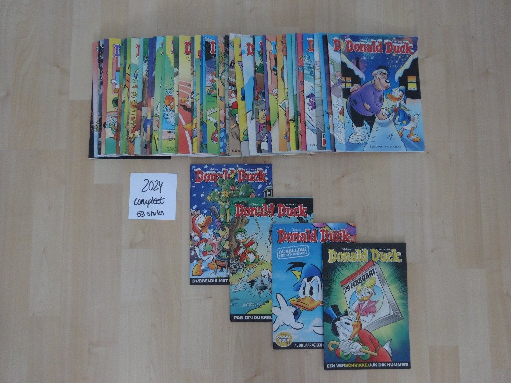 Donald Duck jaargang 2024 – compleet 53 st, Complete serie of reeks, Ophalen of Verzenden, Zo goed als nieuw