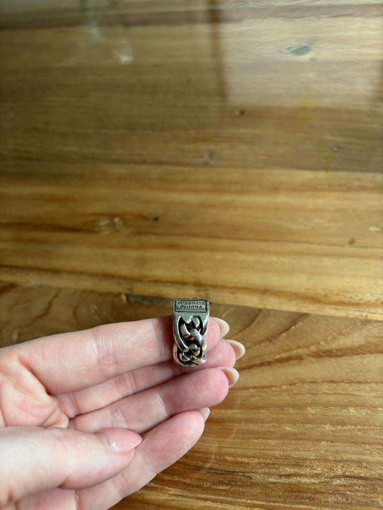 Buddha to Buddha ring, zo goed als nieuw, Sieraden, Tassen en Uiterlijk, Ringen, Ophalen of Verzenden, Zo goed als nieuw, 17 tot 18