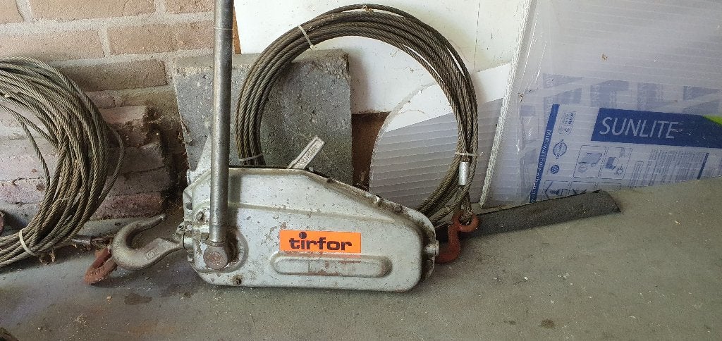 Tirfor lier te koop...... VERKOCHT, Doe-het-zelf en Verbouw, Lieren en Takels, Ophalen, Gebruikt