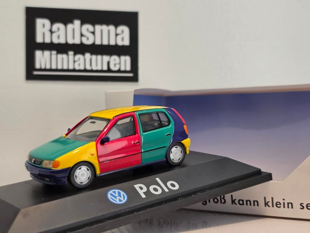 Volkswagen Polo 6N " Harlekin " 1:43 Herpa, Overige merken, Auto, Nieuw, Herpa