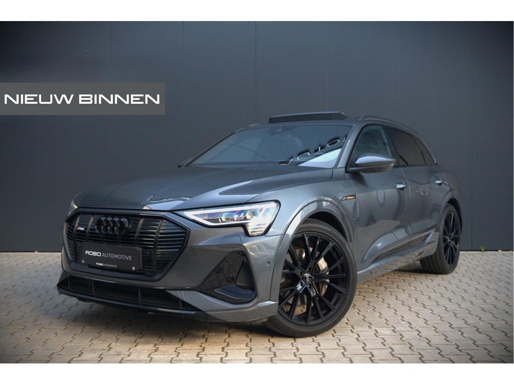 Audi e-tron e-tron 50 quattro Launch edition Black 71 kWh S-, Auto's, Automaat, Origineel Nederlands, Vierwielaandrijving, SUV of Terreinwagen