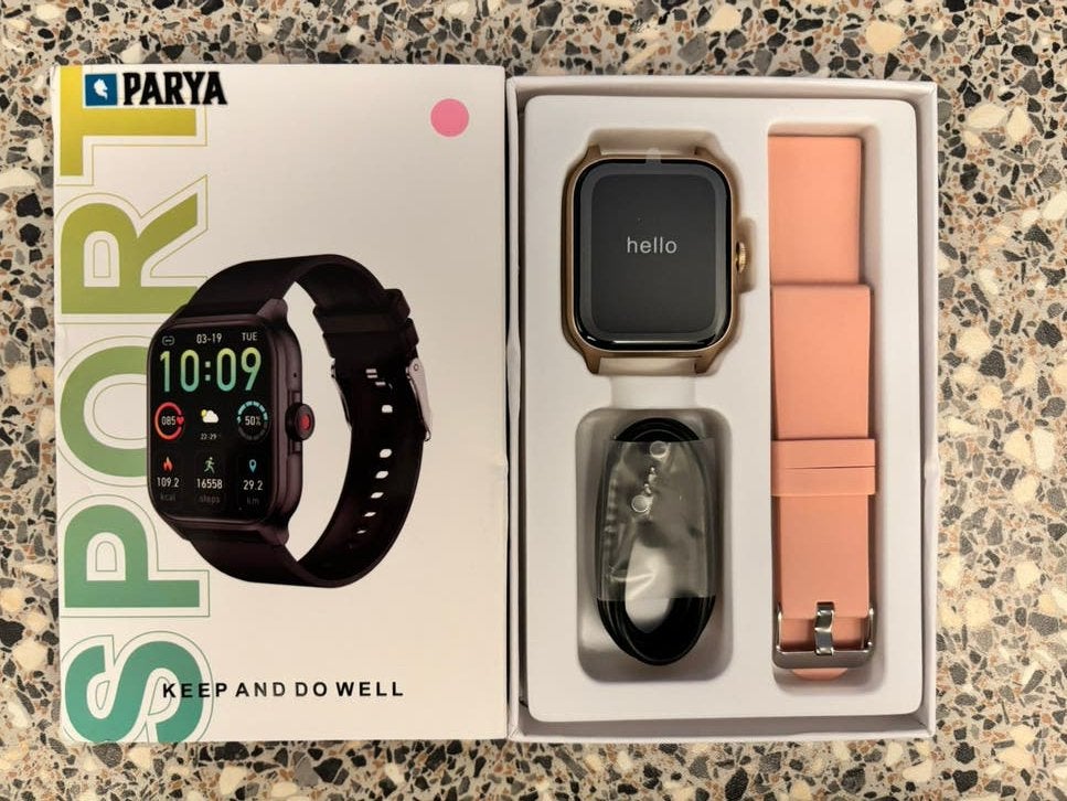 Smartwatch/kleur roze, Ophalen of Verzenden, Zo goed als nieuw, Roze, Android