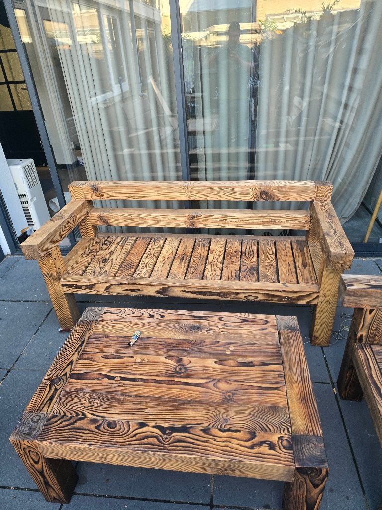 Tuinmeubelen set, Ophalen, 5 zitplaatsen, Nieuw, Bank