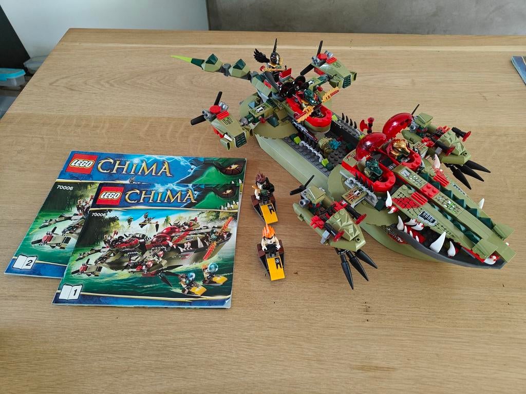 2 bouwsets van Lego Chima, helemaal compleet, Overige thema's, Compleet, Lego, Ophalen of Verzenden