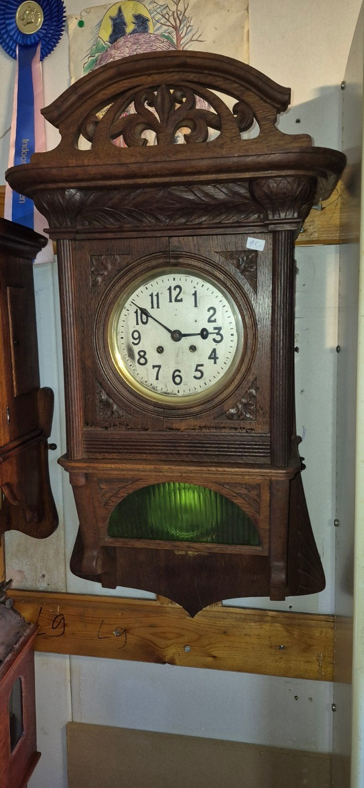 originele art deco vrijslinger, Ophalen