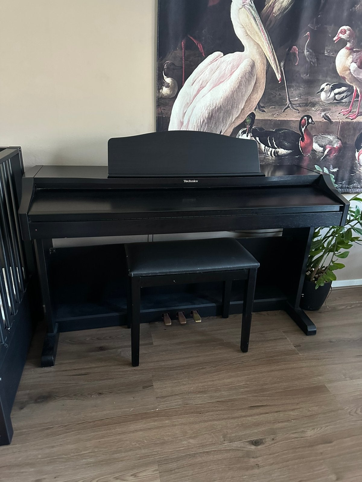Technics elektrische piano, Ophalen, Zwart, Digitaal, Zo goed als nieuw