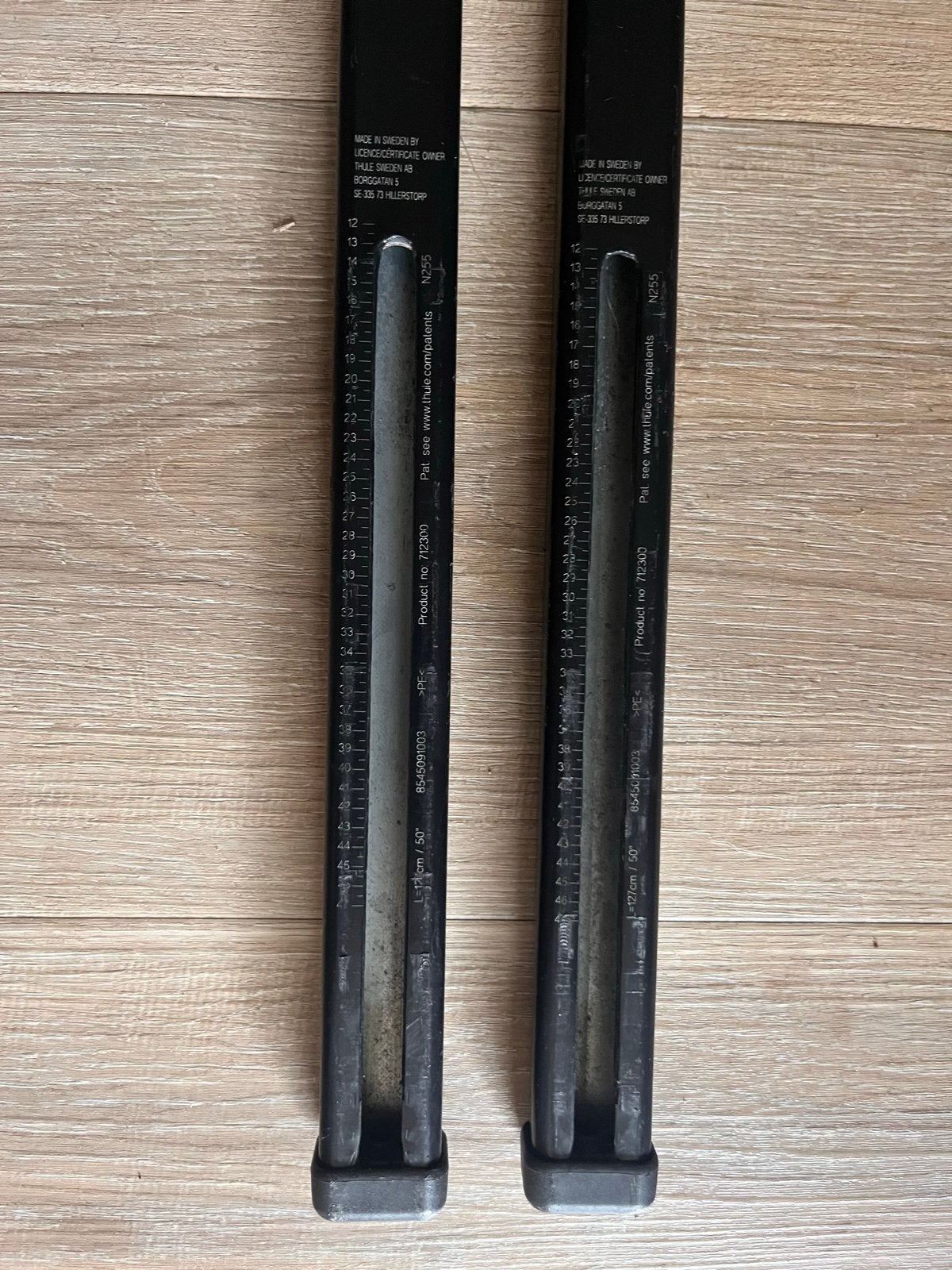 Thule SquareBar Evo dakdragers (127cm breed), Ophalen, Zo goed als nieuw