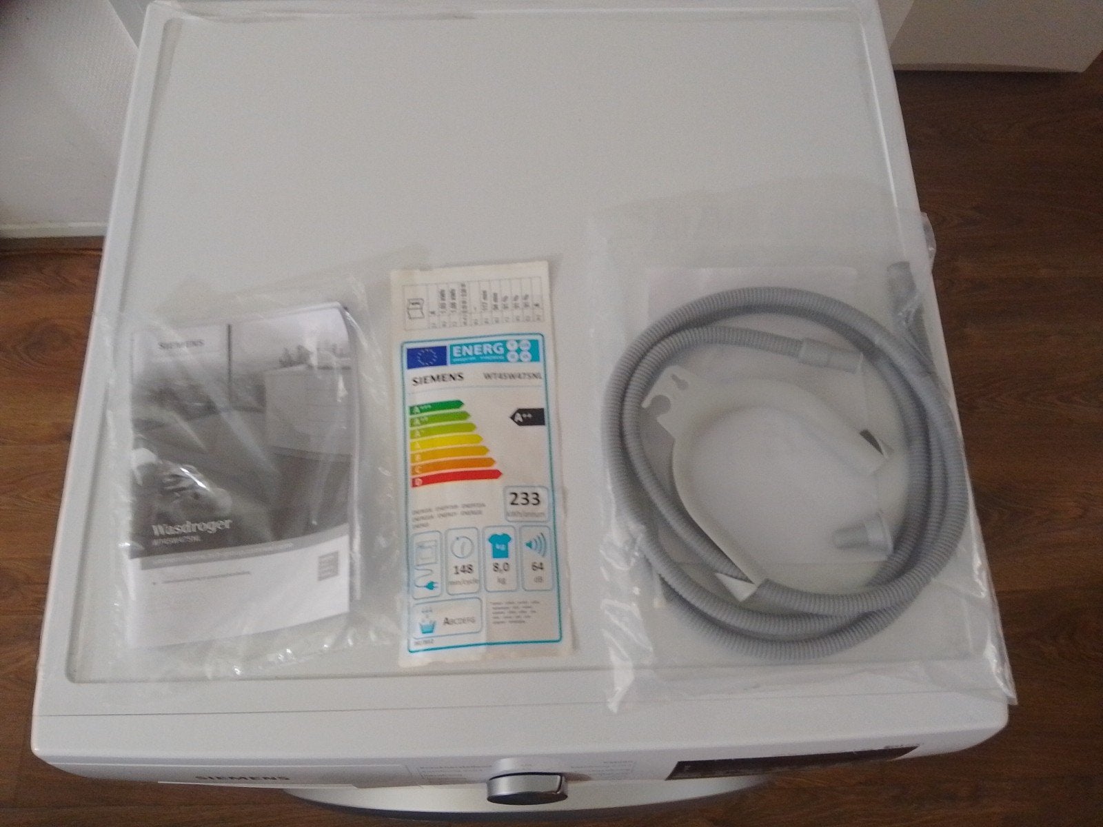 Foto 8 van Siemens IQ 500 warmtepomp droger A++ (leesbeschrijving!
