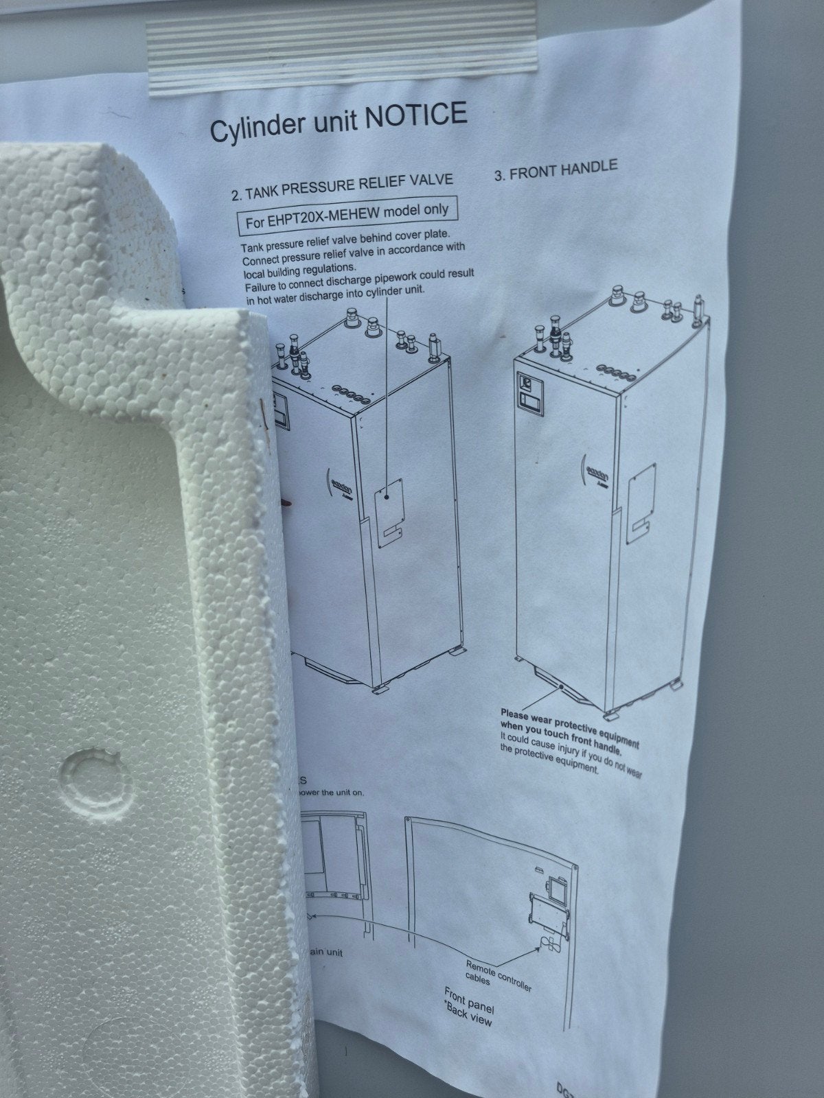 Mitsubishi Ecodan cilinder unit, Ophalen, Nieuw, Minder dan 60 cm, Overige typen