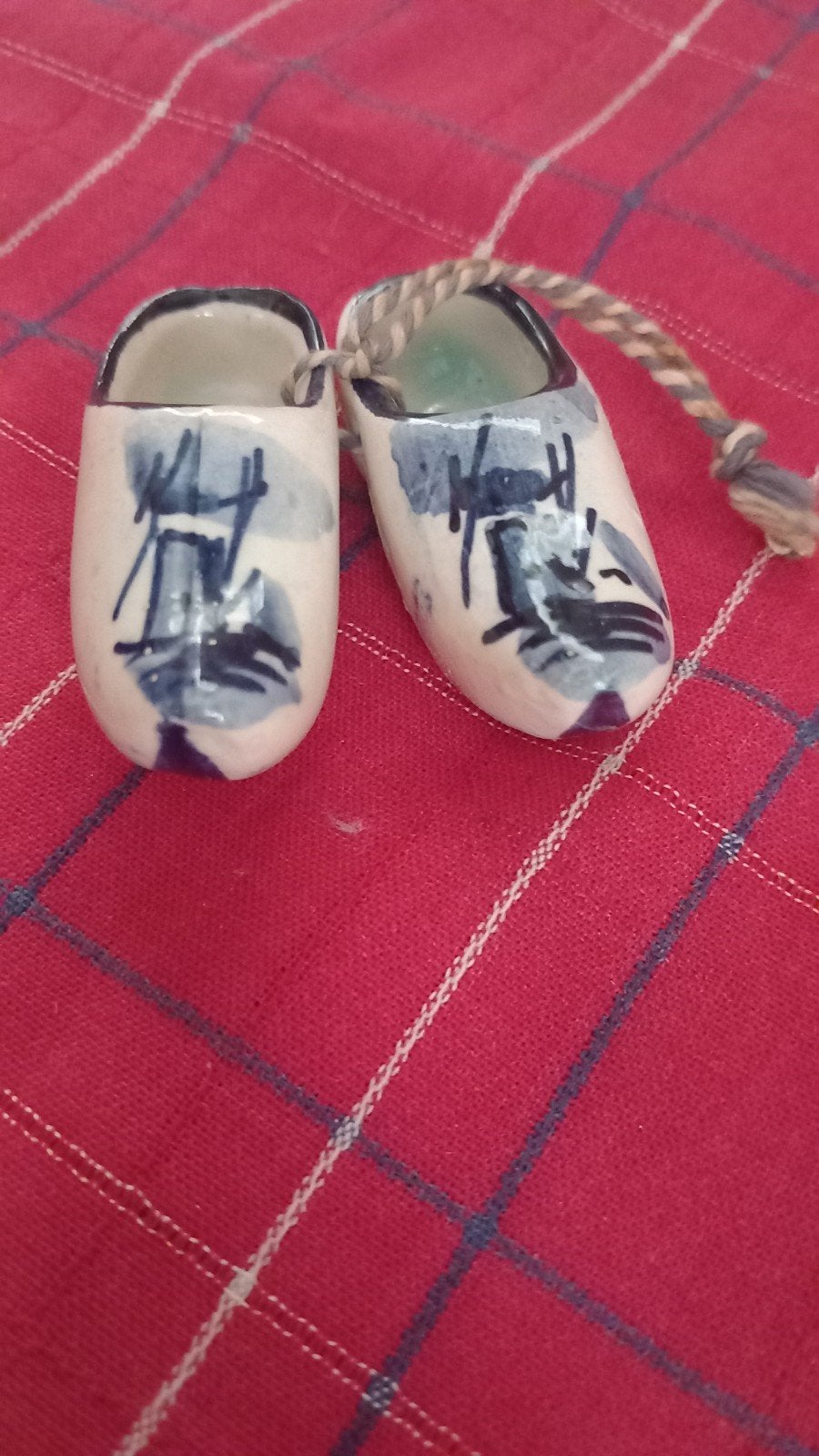 Delfts Blauw Klompjes - Handgeschilderd Holland Souvenir, Ophalen of Verzenden, Zo goed als nieuw