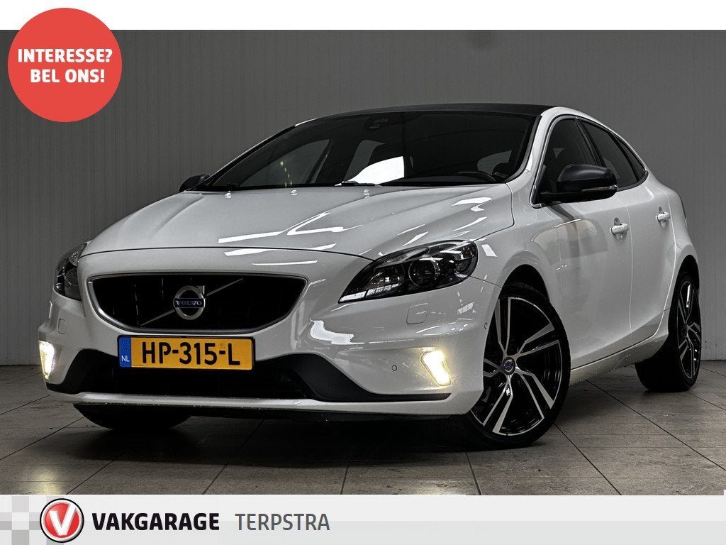 Volvo V40 2.0 D2 R-Design/ 18'' LMV/ Bi-Xenon/ Zwarte-Hemel/, Voorwielaandrijving, Gebruikt, 4 cilinders, 1969 cc