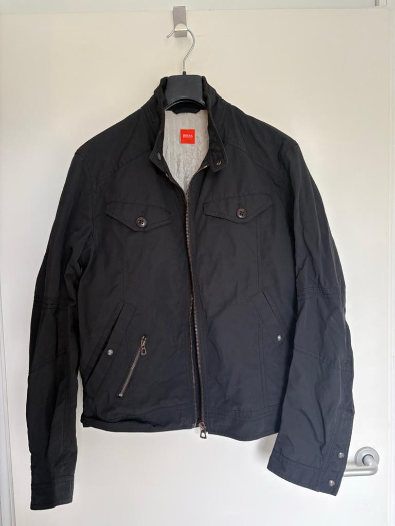 Zwarte HUGO BOSS Orange jas  - Maat 50 (L), Ophalen of Verzenden, Gedragen, Maat 52/54 (L), Zwart