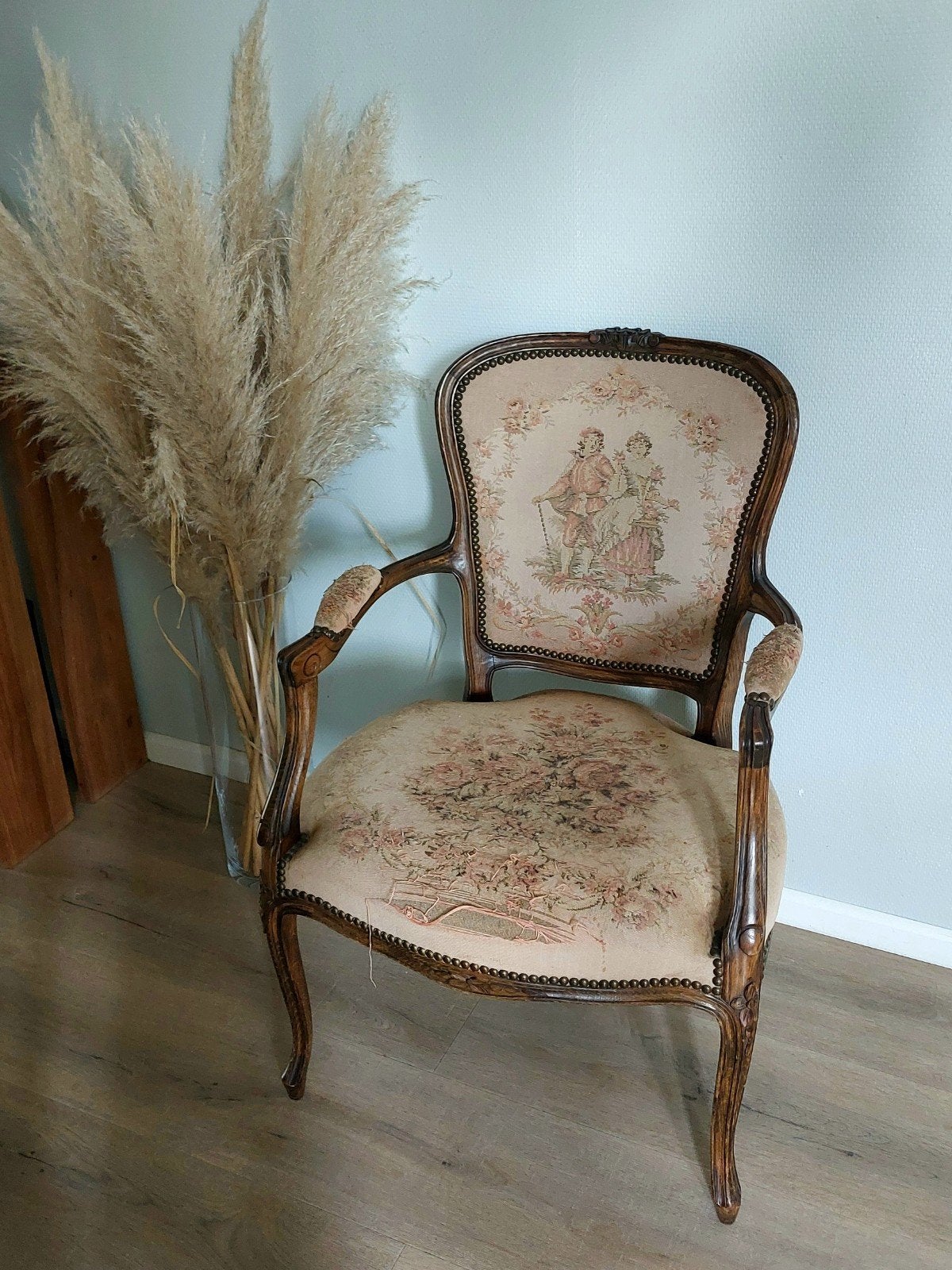 Brocante stoel/fauteuil, Antiek en Kunst, Ophalen