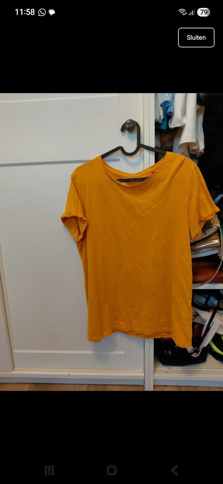 Geel basic shirt x New Yorker, Maat 38/40 (M), Geel, Nieuw, New Yorker