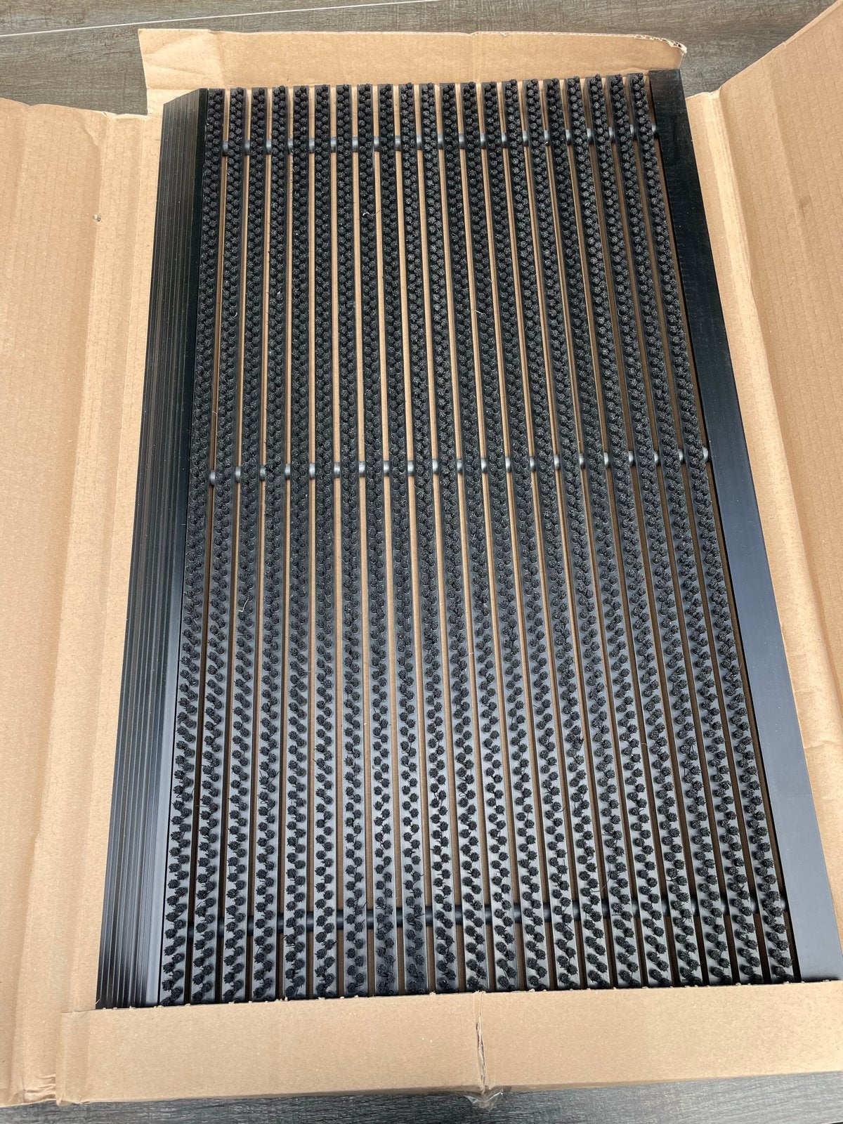 Hamat Outline Outdoor Mat - Zwart, 50x80cm, Kunststof, Ophalen of Verzenden, Buiten, Nieuw