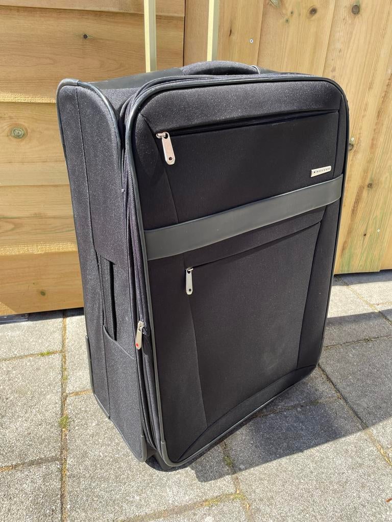 Delsey - trolley koffer - Zwart, met wieltjes en handgreep, Sieraden, Tassen en Uiterlijk, Tassen | Reistassen en Weekendtassen