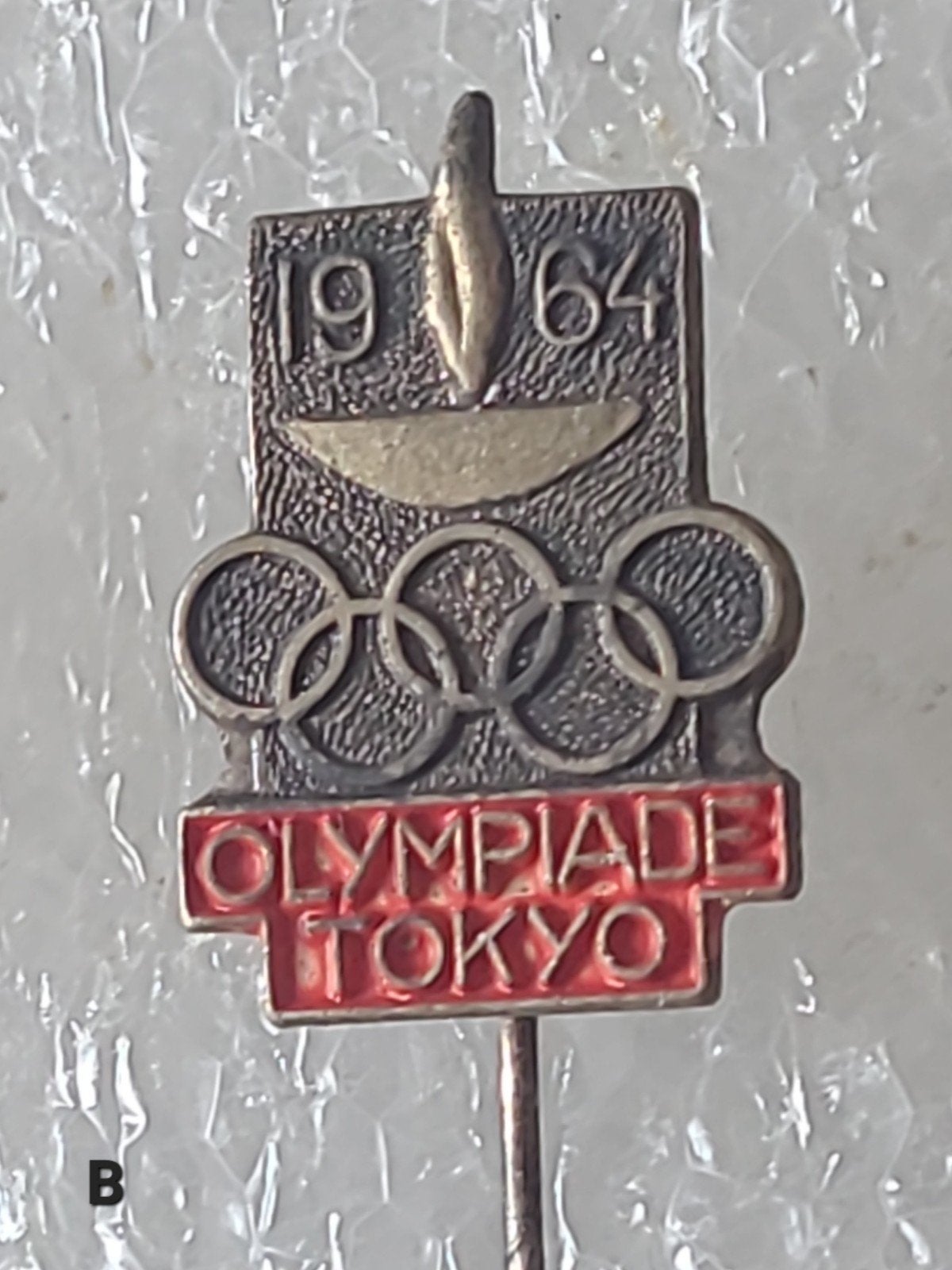 Vintage Speldje Olympiade Tokyo 1964 Olympische Spelen, Verzenden, Gebruikt, Sport, Speldje of Pin
