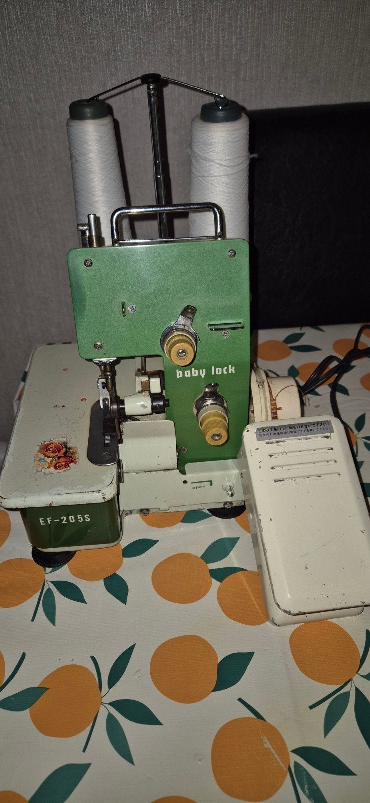 Baby Lock EF-205S lockmachine, Hobby en Vrije tijd, Ophalen, Gebruikt, Lockmachine, Overige merken