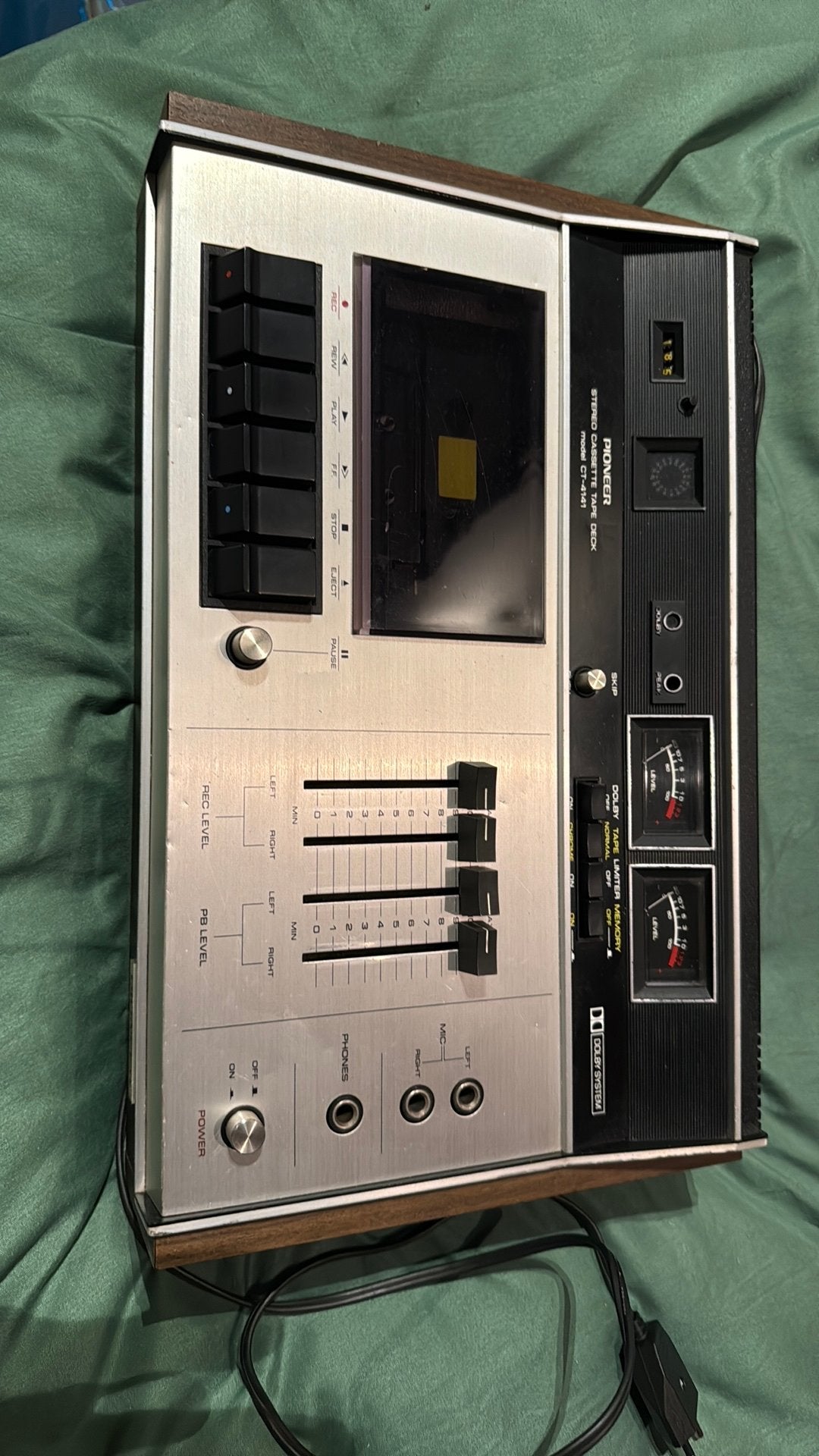Vintage cassette tape deck pioneer CT- 4141, Ophalen of Verzenden, Overige merken