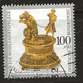 Duitsland 304, speeldoos, Verzenden, BRD, Gestempeld