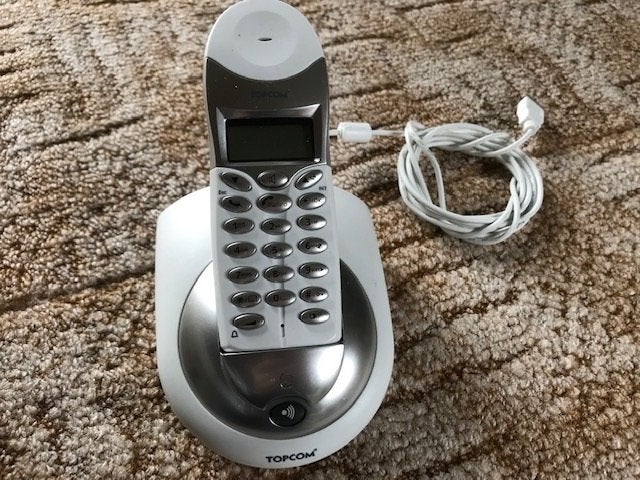 Skype telefoon butler 4012 usb topcom.met usb kabel maar, Ophalen of Verzenden, Gebruikt