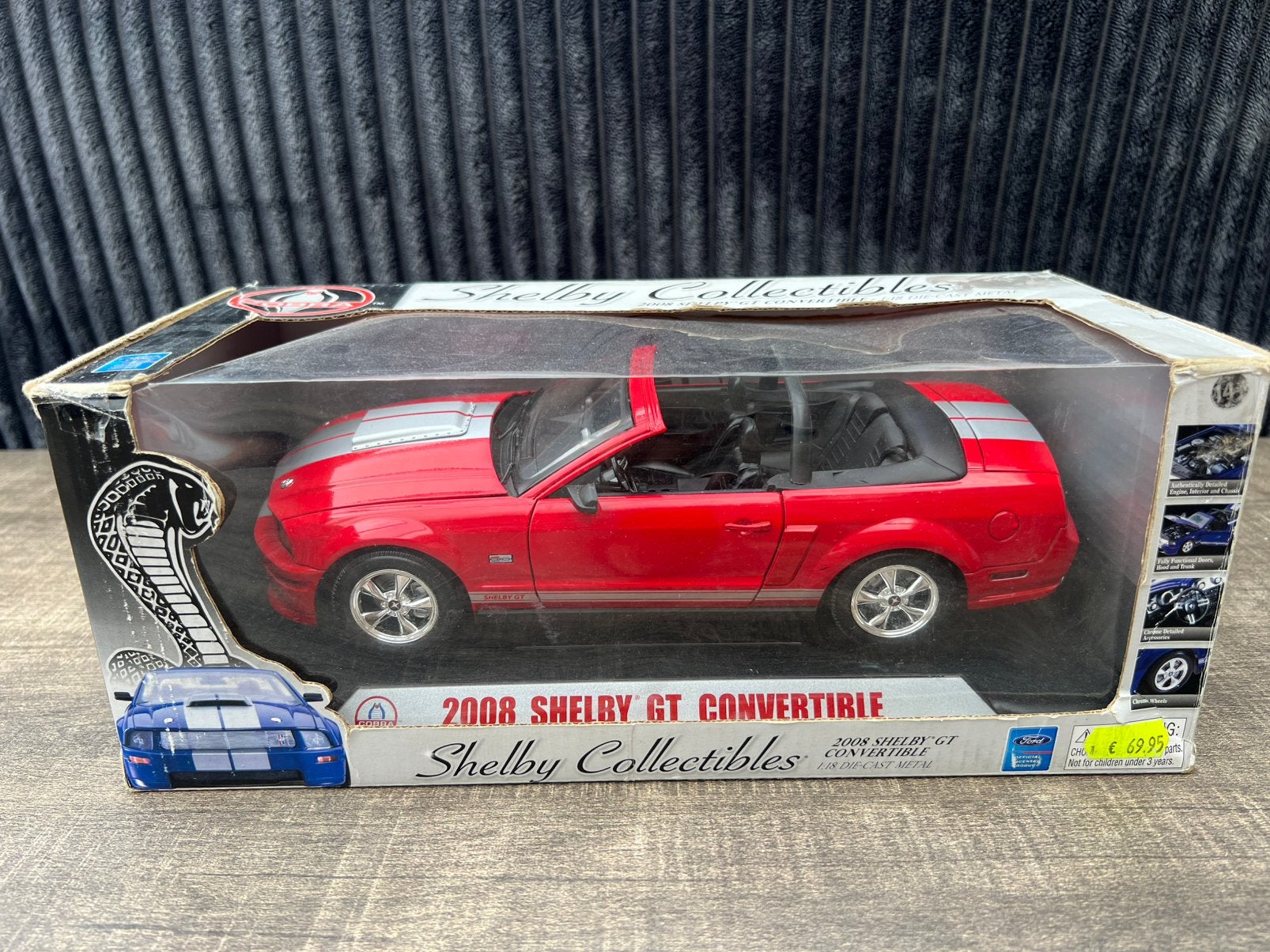 Ford mustang shelby GT 2008 shelby collectibles, Ophalen of Verzenden, Zo goed als nieuw, Auto, Overige merken