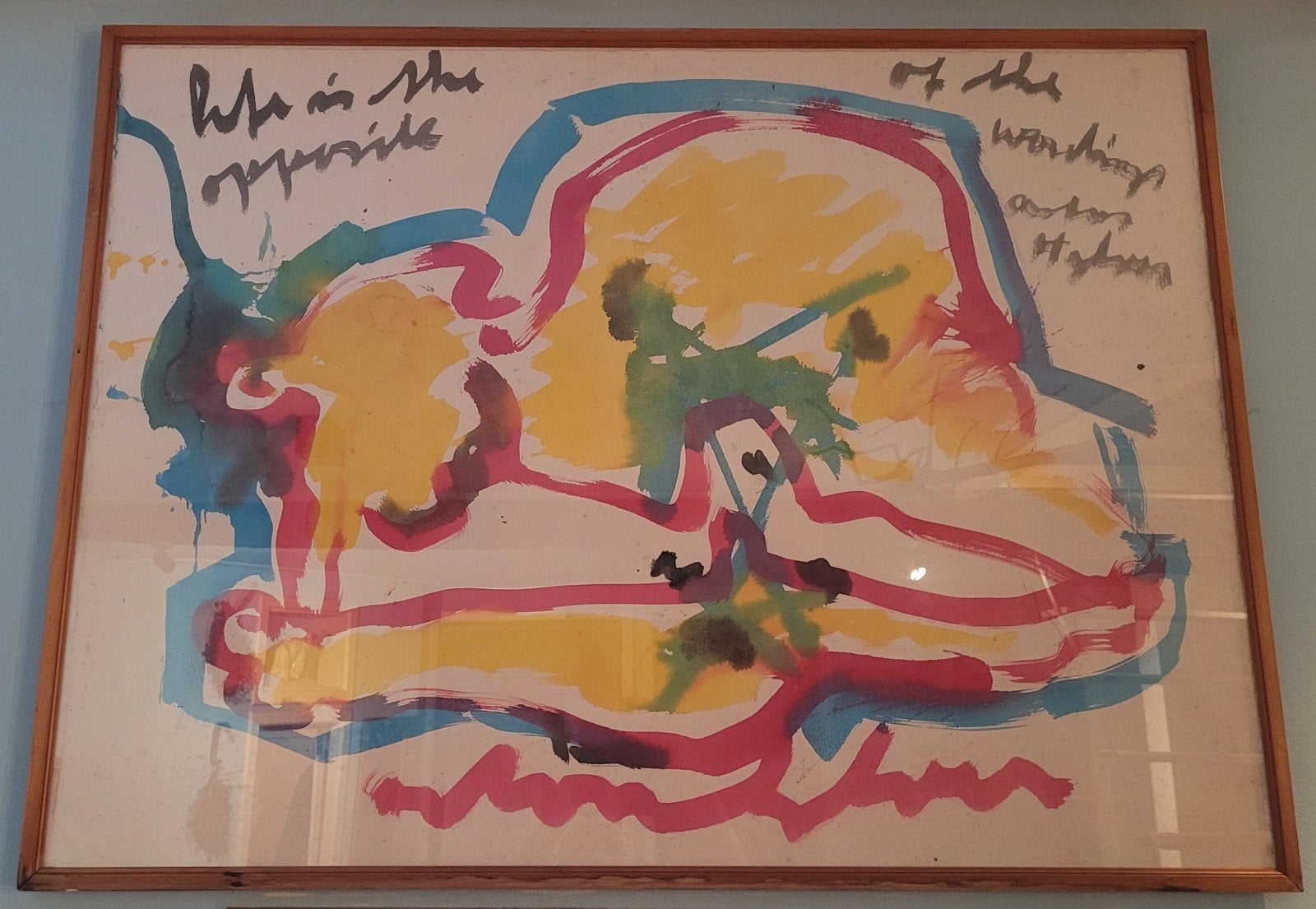 groot schilderij van Anton Heyboer, Ophalen