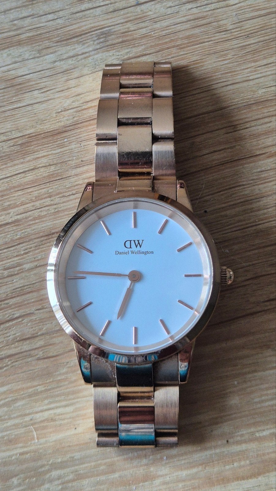 Daniel Wellington dameshorloge - Zo goed als nieuw, Overige merken, Staal, Staal, Polshorloge