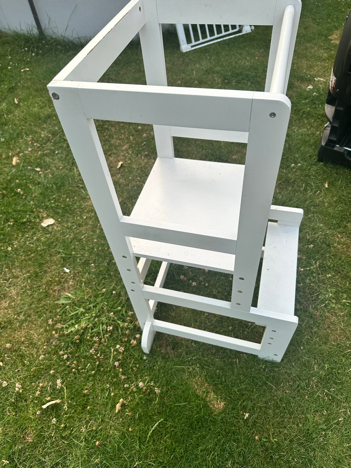 Witte Houten Leertoren / Keukenhulpje, Ophalen, Gebruikt, Overige typen