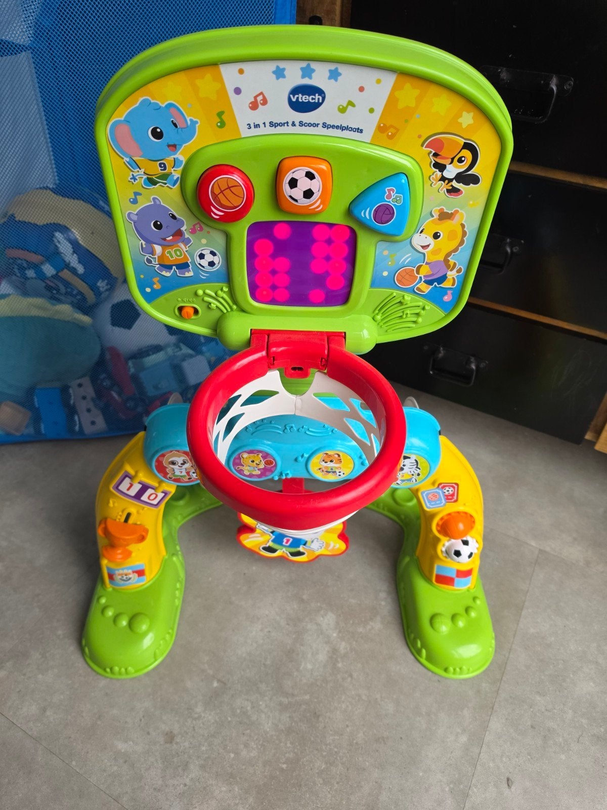 Vtech 3-in-1 sport en scoor speelplaats, Kinderen en Baby's, Speelgoed | Vtech, Ophalen, Zo goed als nieuw, 6 maanden tot 2 jaar