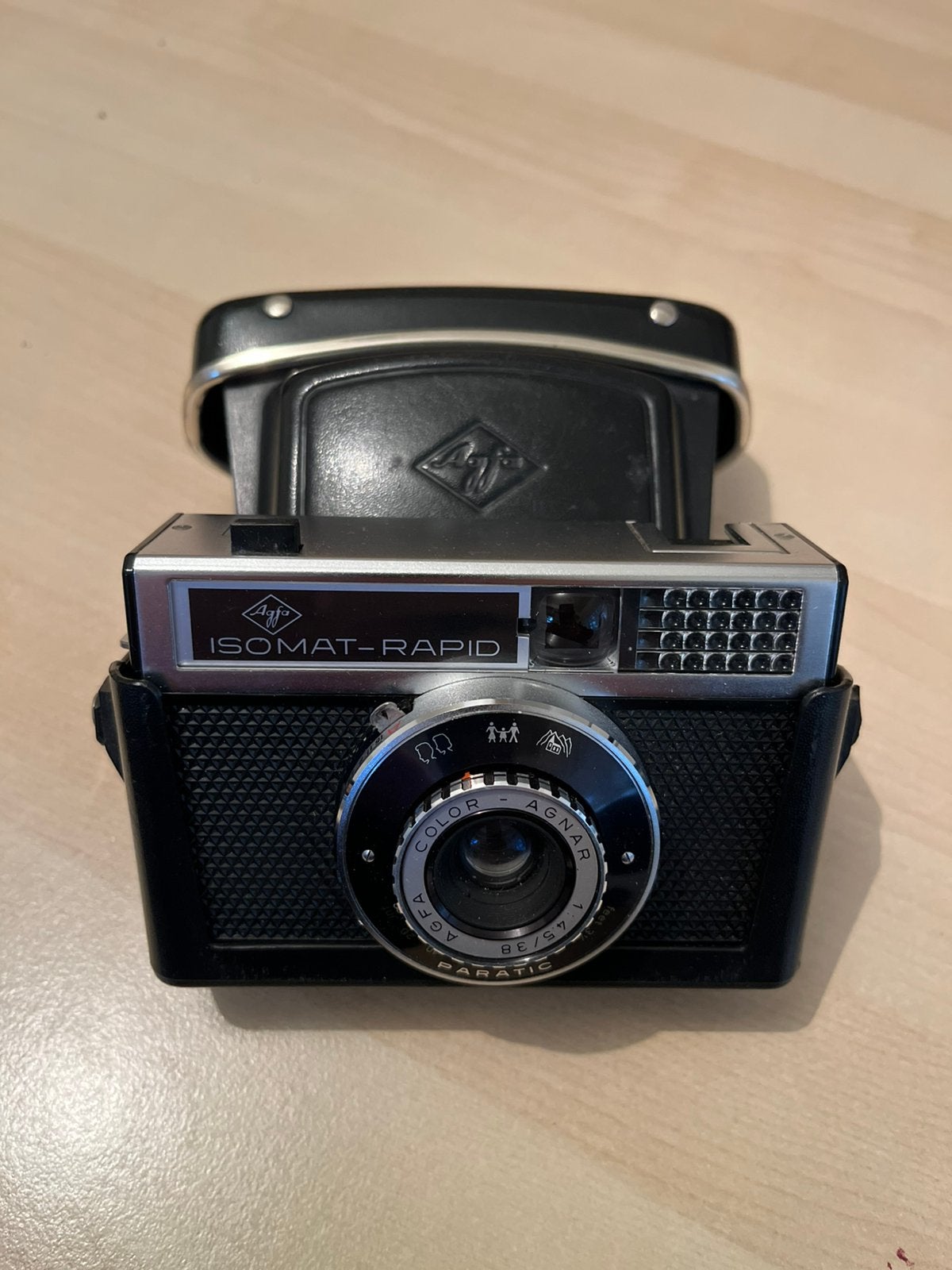 Agfa Isomat-Rapid camera, Ophalen of Verzenden, Gebruikt, Compact, Overige Merken