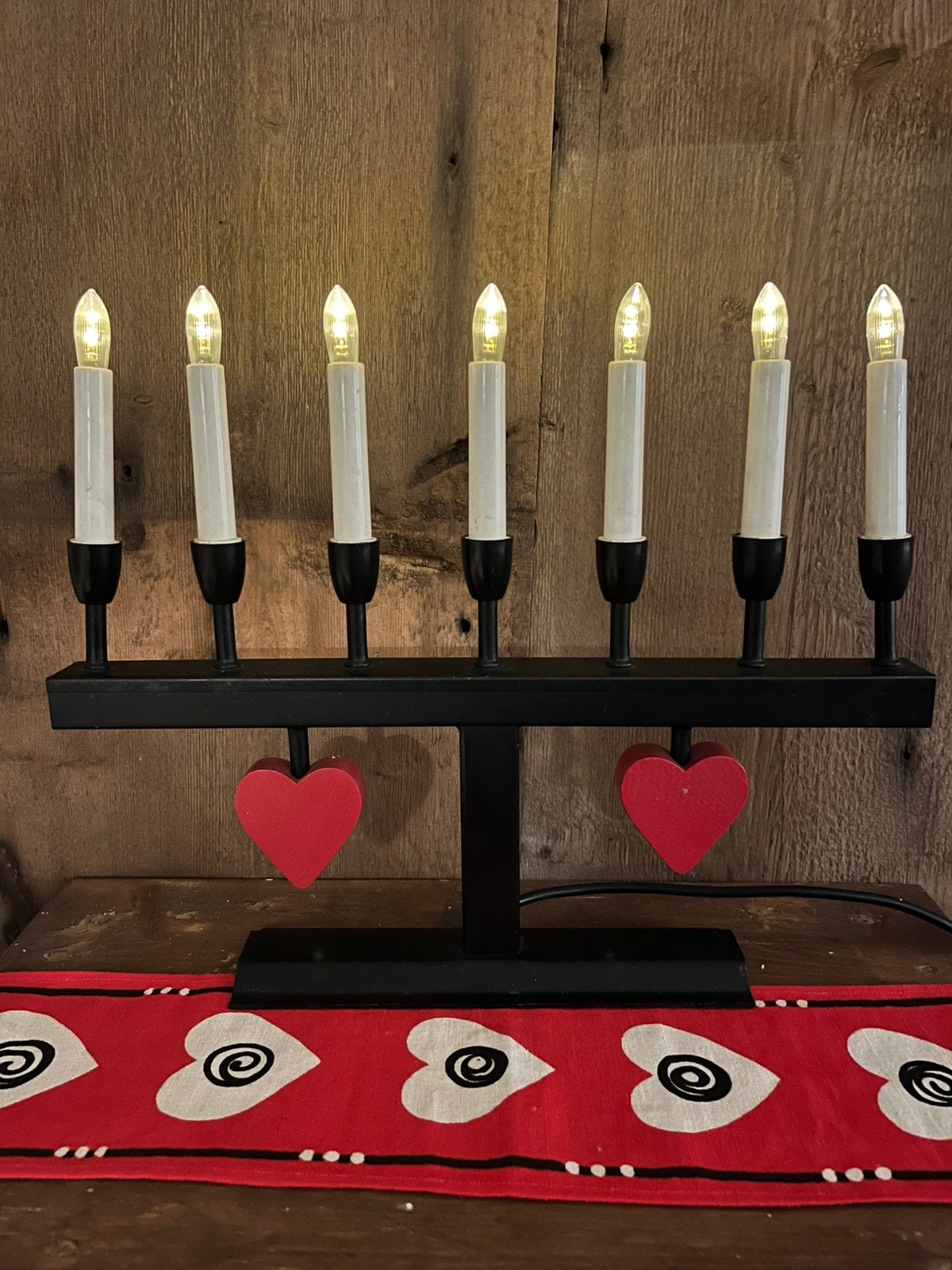Zweedse vintage kerstverlichting en vintage textiel, Ophalen of Verzenden, Gebruikt