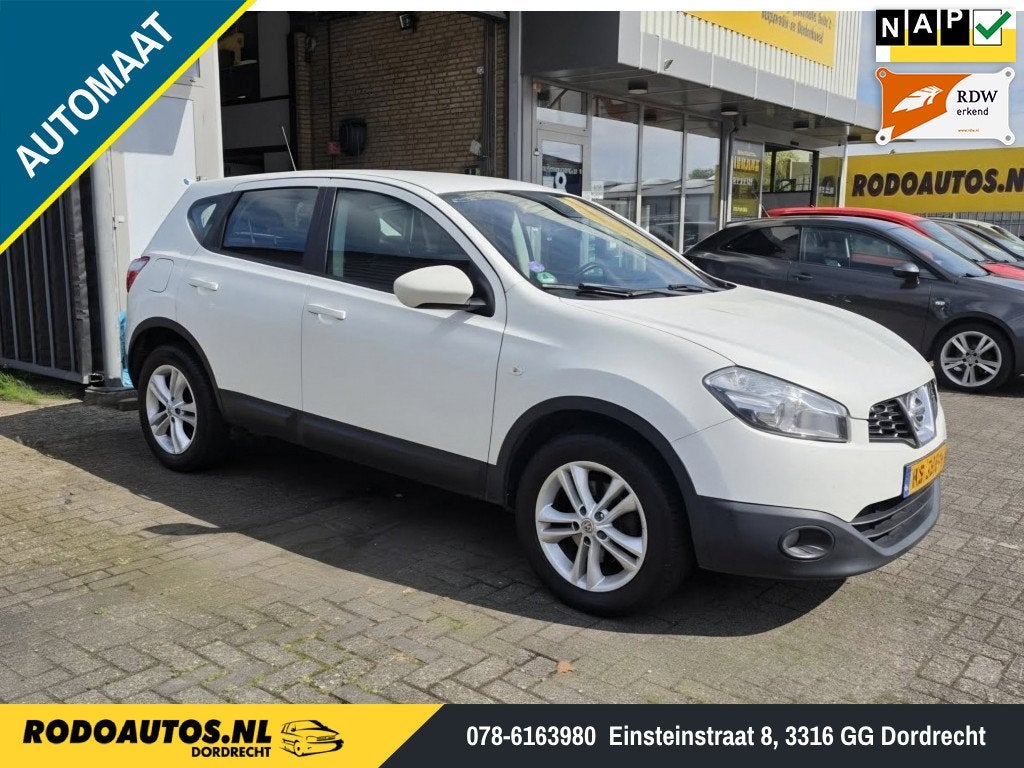 Nissan QASHQAI 1.6 Acenta Automaat VERSN BAK DEFECT!, Auto's, Automaat, Euro 5, Gebruikt, 4 cilinders