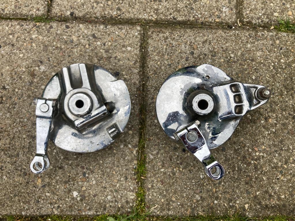 Originele Verchroomde Remnaven / Potten Honda ss50 cd50 c50, Ophalen of Verzenden