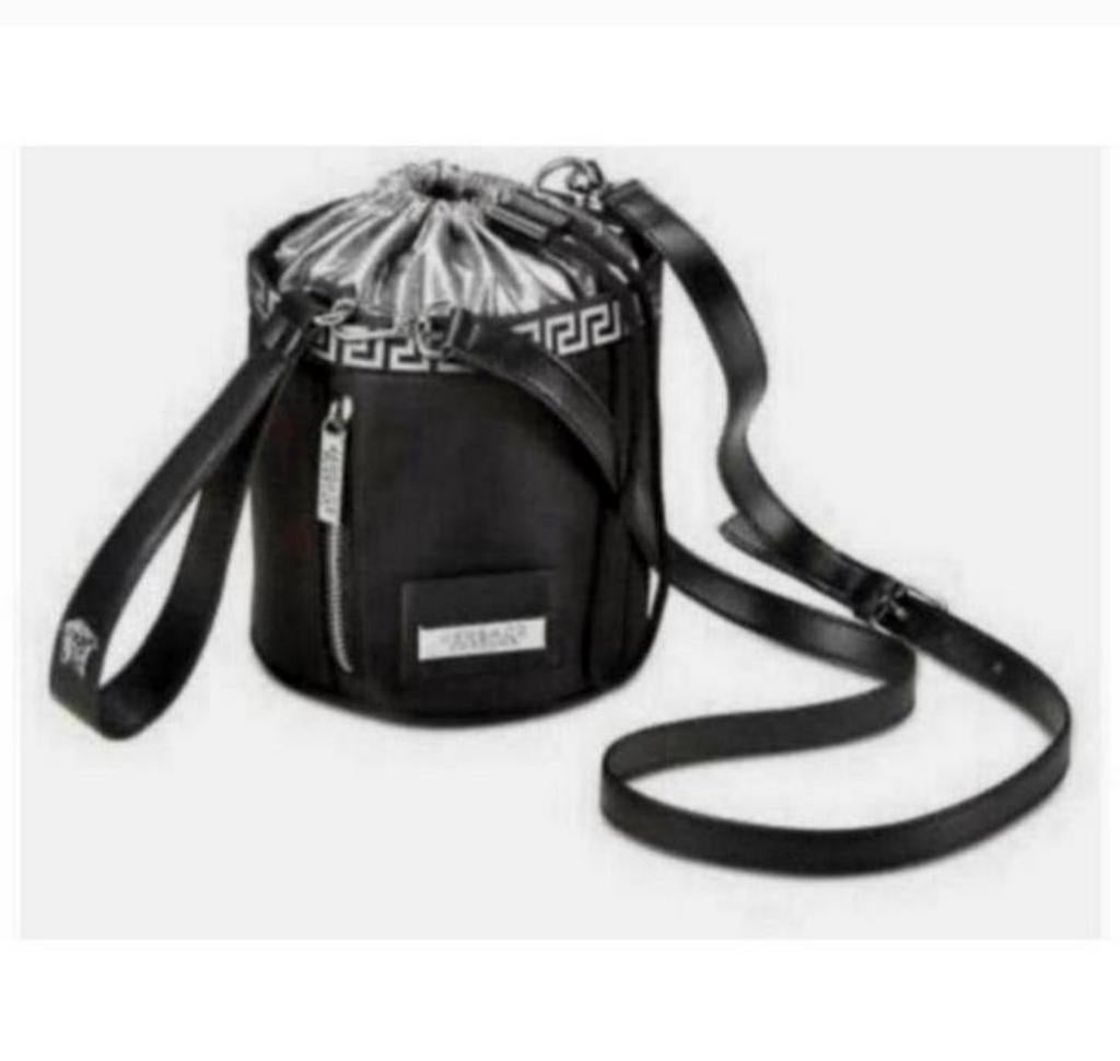 Versace Parfums Ronde Tas - Zwart & Zilver NIEUW parfum bag, Overige merken, Zwart, Nieuw, Ophalen of Verzenden
