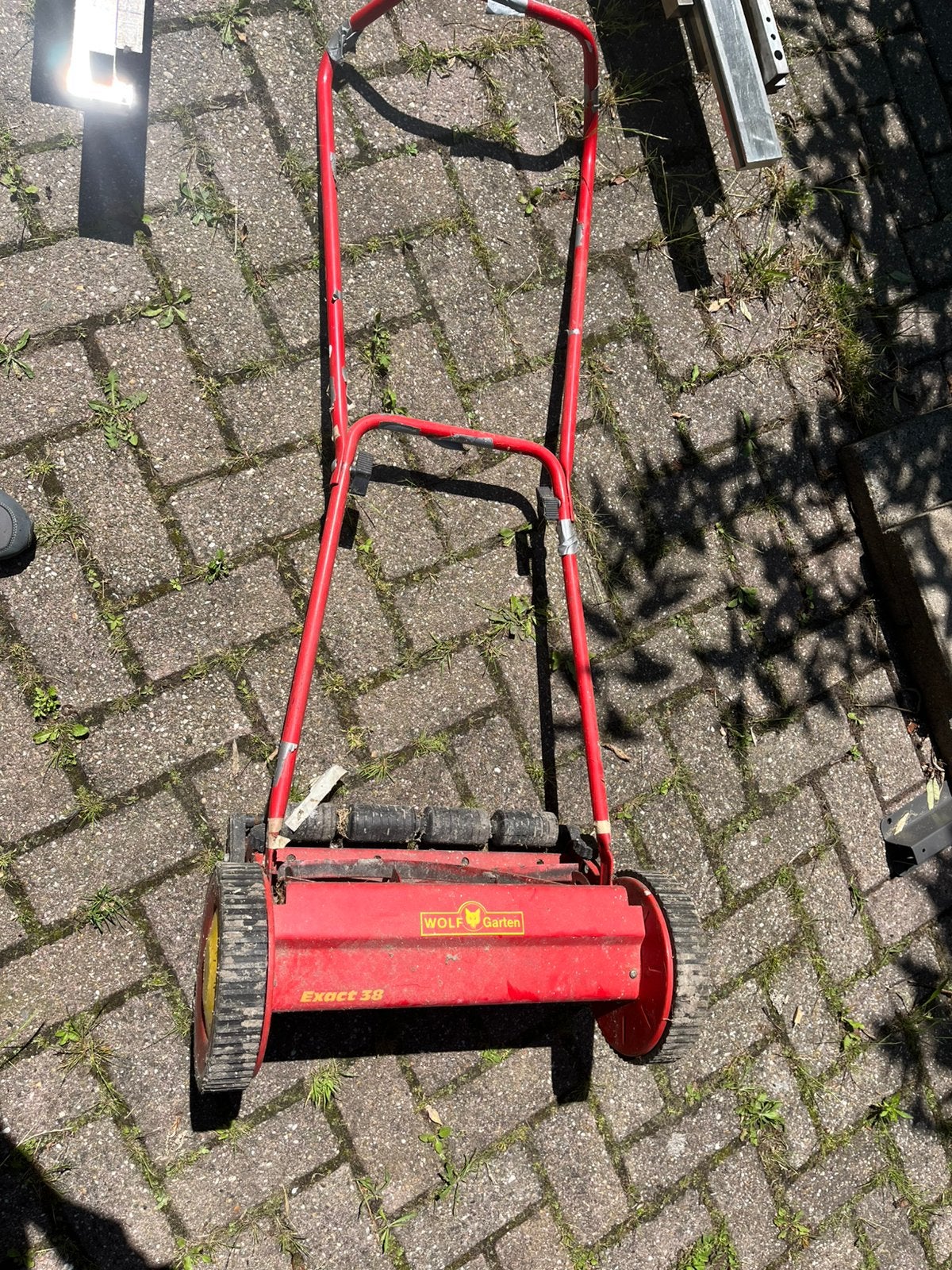 Hand grasmaaier wolf garten, Kooimesmaaier, Ophalen, Gebruikt, Handgrasmaaier