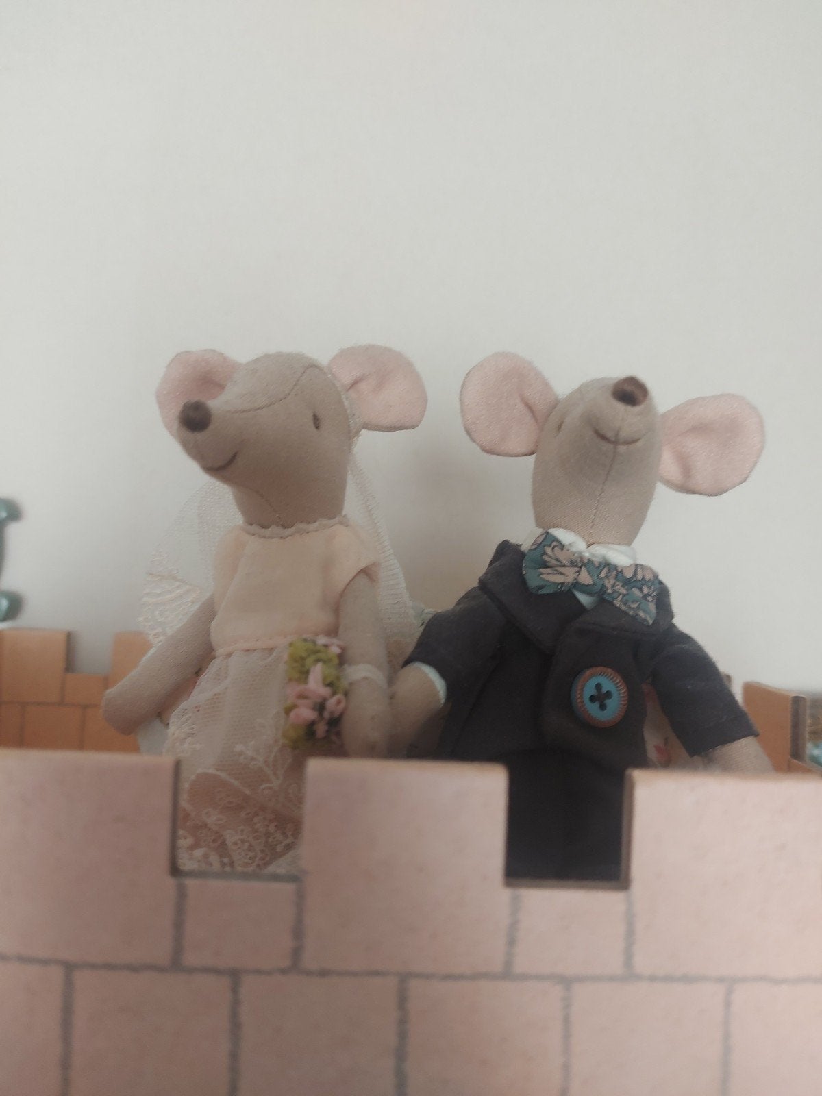 maileg bruidspaar, Ophalen of Verzenden, Zo goed als nieuw, Poppenhuis