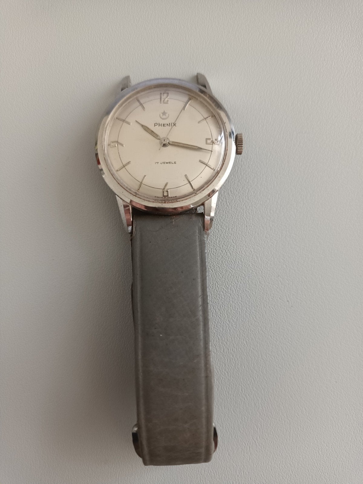 Vintage Phenix Polshorloge - 17 Jewels - Jaren '60, Staal, Met bandje, Polshorloge, 1960 of later